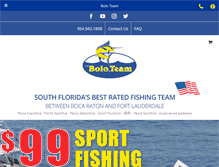 Tablet Screenshot of 99dollarsportfishing.com